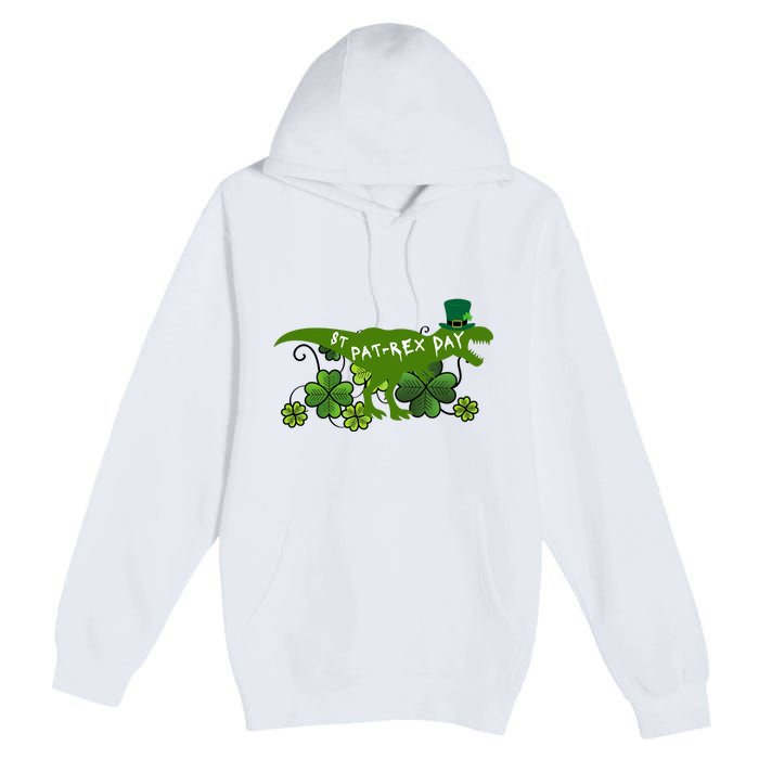 St Patrex Day Funny St Patricks Day Premium Pullover Hoodie