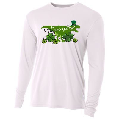 St Patrex Day Funny St Patricks Day Cooling Performance Long Sleeve Crew