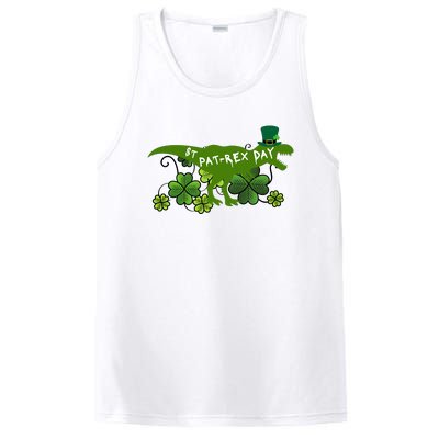 St Patrex Day Funny St Patricks Day PosiCharge Competitor Tank