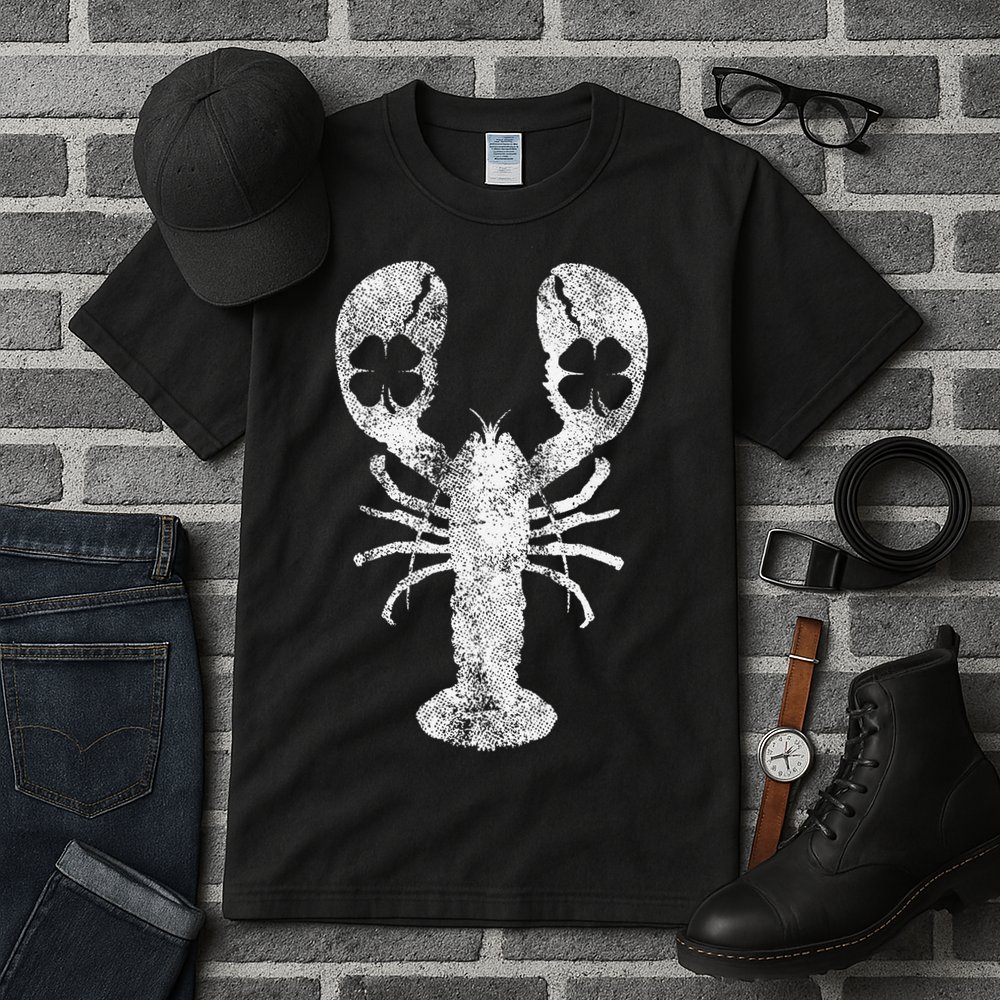 St. Patrick's Day Shamrock Lobster Irish Green Saint Paddy's Tall T-Shirt