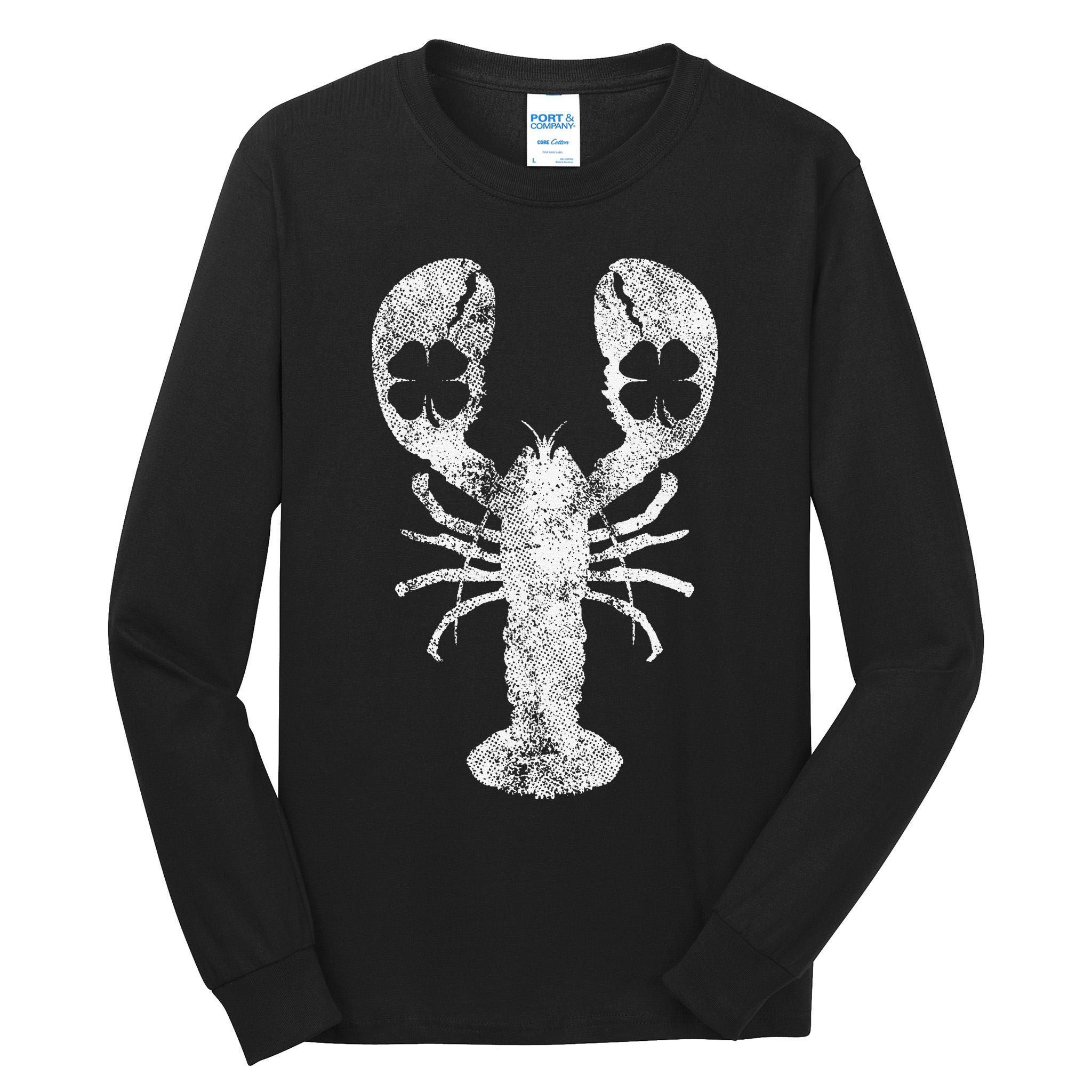 St. Patrick's Day Shamrock Lobster Irish Green Saint Paddy's Tall Long Sleeve T-Shirt