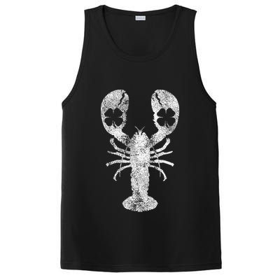 St. Patrick's Day Shamrock Lobster Irish Green Saint Paddy's PosiCharge Competitor Tank