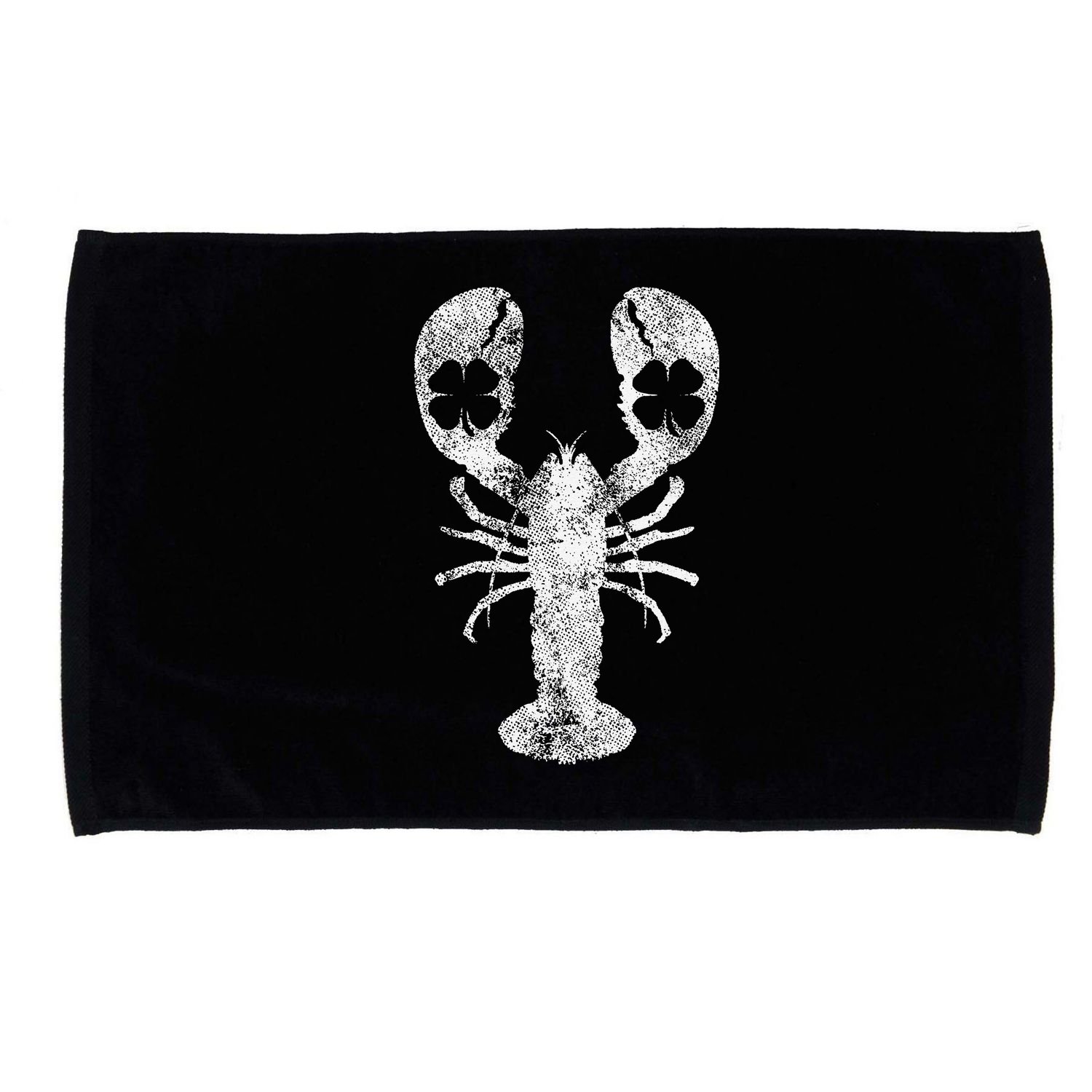 St. Patrick's Day Shamrock Lobster Irish Green Saint Paddy's Microfiber Hand Towel