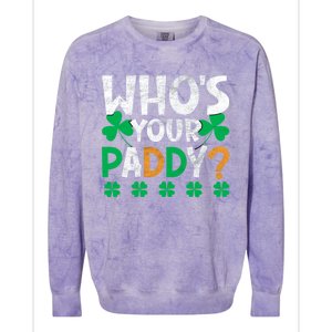 St Patricks Day Cute Gift Colorblast Crewneck Sweatshirt