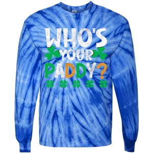 St Patricks Day Cute Gift Tie-Dye Long Sleeve Shirt