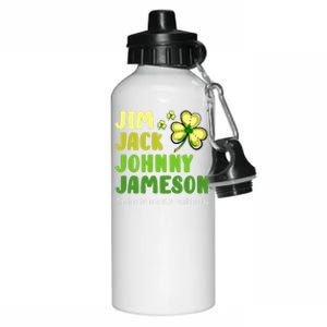 St Patricks Day Funny Quote Jack Jim Johnny Gift Aluminum Water Bottle