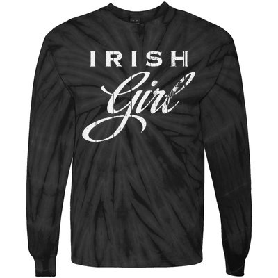 Saint Patrick's Day Irish Heritage Tie-Dye Long Sleeve Shirt