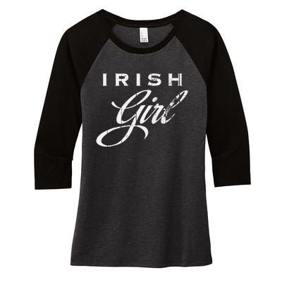 Saint Patrick's Day Irish Heritage Women's Tri-Blend 3/4-Sleeve Raglan Shirt