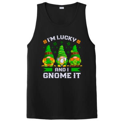 St Patrick's Day Irish Gnomes Funny Saying Gift PosiCharge Competitor Tank