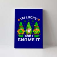 St Patrick's Day Irish Gnomes Funny Saying Gift Canvas