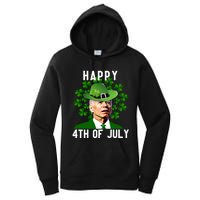 Funny Leprechaun St Patricks Day, Joe Biden Happy 4th Of July, Biden St Patricks Day Women's Pullover Hoodie