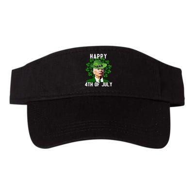 Funny Leprechaun St Patricks Day, Joe Biden Happy 4th Of July, Biden St Patricks Day Valucap Bio-Washed Visor