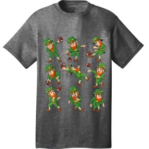 St Patricks Day Leprechaun Football Player Funny T-Shirt