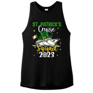 St Patrick's Day Cruise Squad Group Family Matching Ladies PosiCharge Tri-Blend Wicking Tank