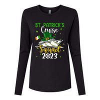 St Patrick's Day Cruise Squad Group Family Matching Womens Cotton Relaxed Long Sleeve T-Shirt