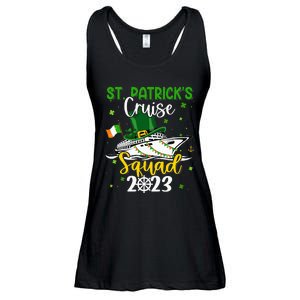 St Patrick's Day Cruise Squad Group Family Matching Ladies Essential Flowy Tank