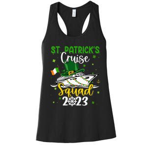 St Patrick's Day Cruise Squad Group Family Matching Women's Racerback Tank