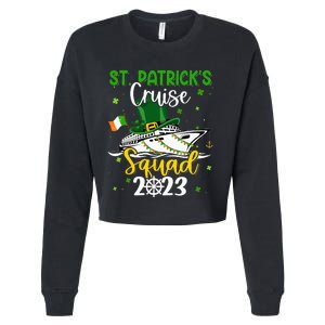 St Patrick's Day Cruise Squad Group Family Matching Cropped Pullover Crew