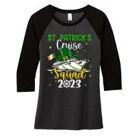 St Patrick's Day Cruise Squad Group Family Matching Women's Tri-Blend 3/4-Sleeve Raglan Shirt