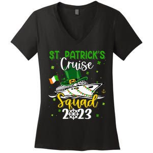 St Patrick's Day Cruise Squad Group Family Matching Women's V-Neck T-Shirt