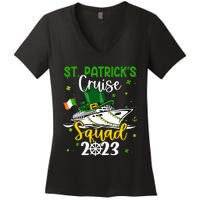 St Patrick's Day Cruise Squad Group Family Matching Women's V-Neck T-Shirt