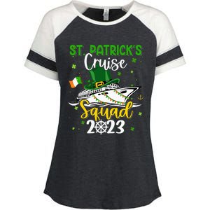 St Patrick's Day Cruise Squad Group Family Matching Enza Ladies Jersey Colorblock Tee