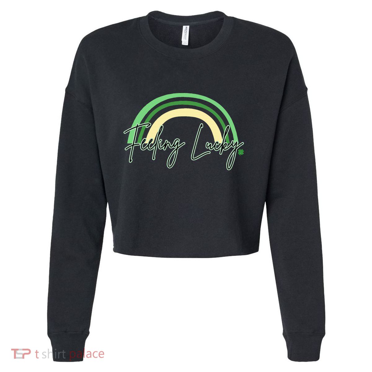 St. PatrickS Day Cropped Pullover Crew