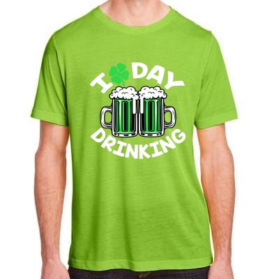 St Patricks Day I Love Day Drinking Funny Gifts Beer Lover Adult ChromaSoft Performance T-Shirt