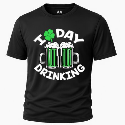 St Patricks Day I Love Day Drinking Funny Gifts Beer Lover Cooling Performance Crew T-Shirt