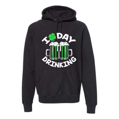 St Patricks Day I Love Day Drinking Funny Gifts Beer Lover Premium Hoodie