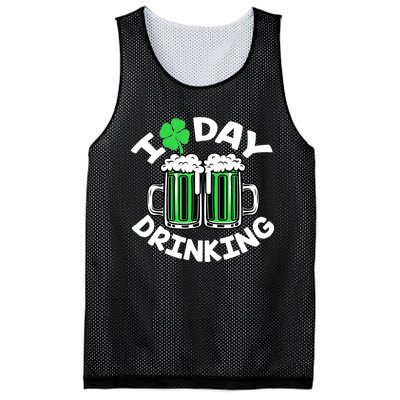 St Patricks Day I Love Day Drinking Funny Gifts Beer Lover Mesh Reversible Basketball Jersey Tank