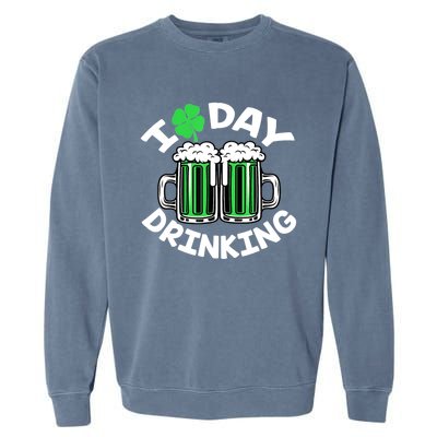 St Patricks Day I Love Day Drinking Funny Gifts Beer Lover Garment-Dyed Sweatshirt