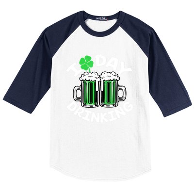 St Patricks Day I Love Day Drinking Funny Gifts Beer Lover Baseball Sleeve Shirt