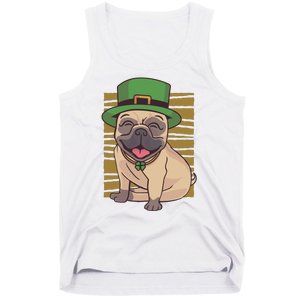 St Patricks Day Pug Tank Top