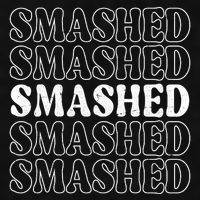 Smashed Party Drunk Retro Ladies PosiCharge Tri-Blend Wicking Tank