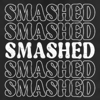 Smashed Party Drunk Retro Garment-Dyed Fleece Hoodie