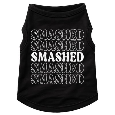 Smashed Party Drunk Retro Doggie Tank
