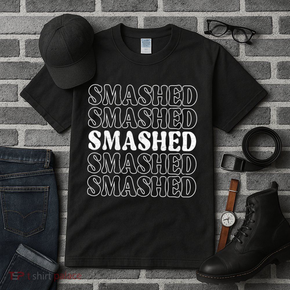 Smashed Party Drunk Retro Tall T-Shirt
