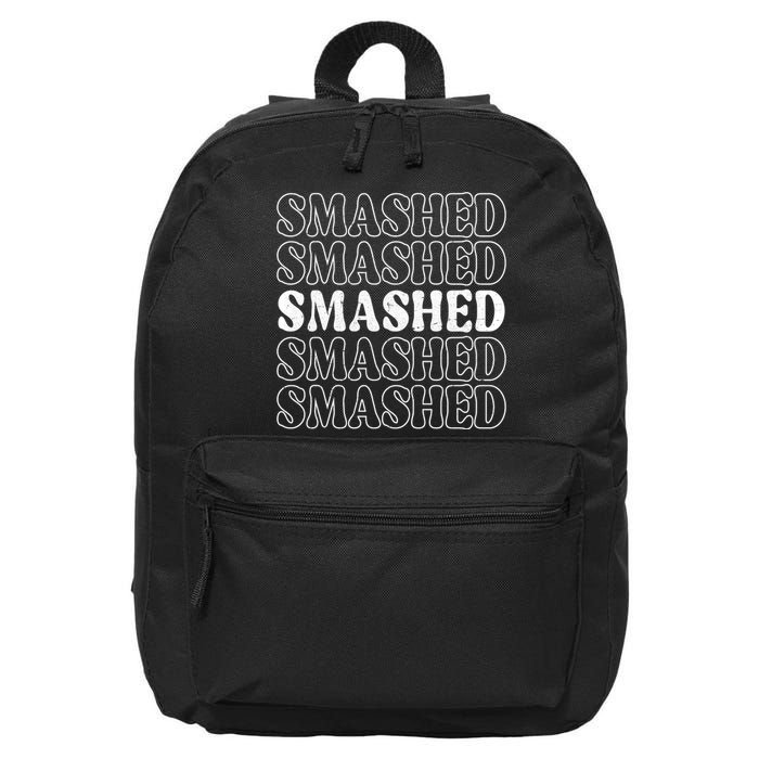 Smashed Party Drunk Retro 16 in Basic Backpack