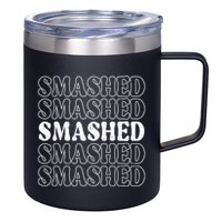 Smashed Party Drunk Retro 12oz Stainless Steel Coffee Mug