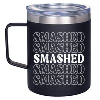 Smashed Party Drunk Retro 12oz Stainless Steel Coffee Mug