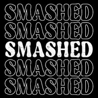 Smashed Party Drunk Retro Baby Bodysuit