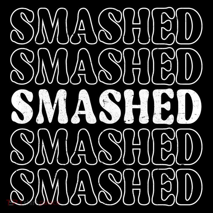 Smashed Party Drunk Retro Tall Hoodie