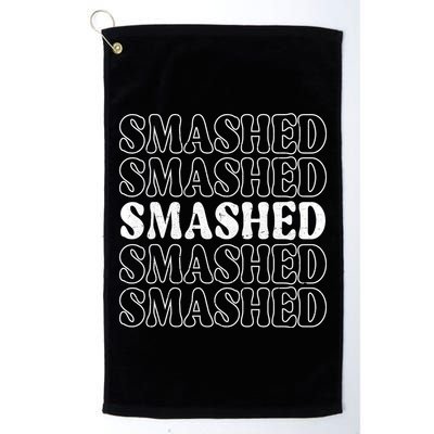 Smashed Party Drunk Retro Golf Towel