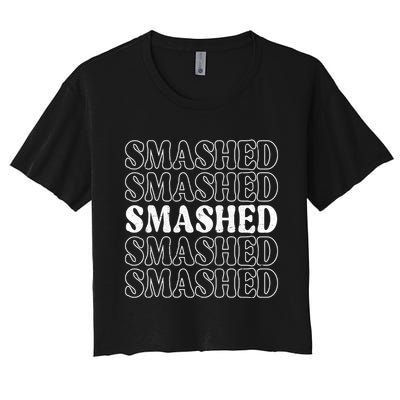 Smashed Party Drunk Retro Crop Top