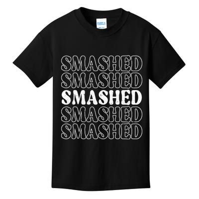 Smashed Party Drunk Retro Kids T-Shirt