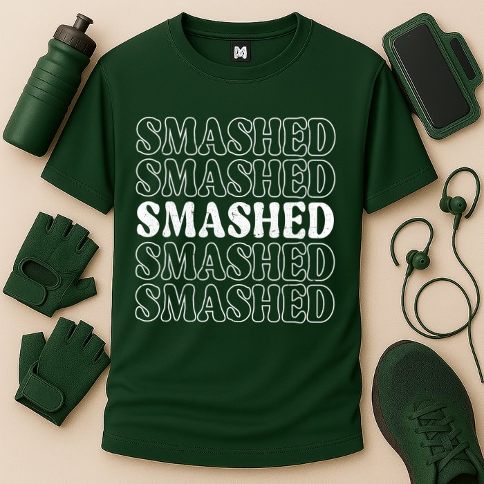 Smashed Party Drunk Retro Performance Shirt