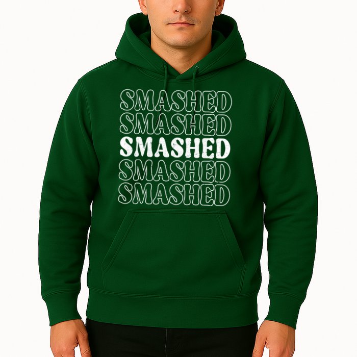 Smashed Party Drunk Retro Hoodie