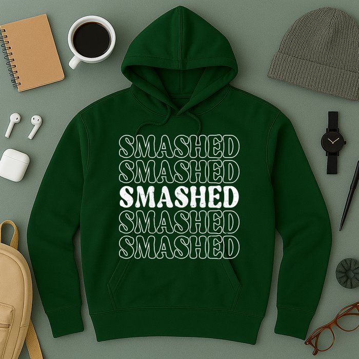 Smashed Party Drunk Retro Hoodie