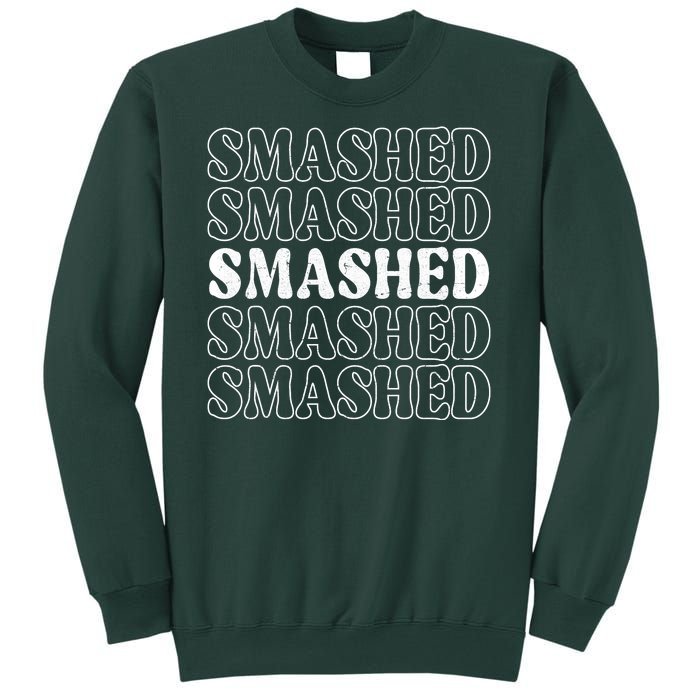 Smashed Party Drunk Retro Sweatshirt